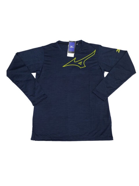 ユニセックス/ＭＩＺＵＮＯ/抗菌防臭・防汚素材、ピュアハイパー/シンプルなロゴプリントがカッコいい/薄地長袖ロゴＴシャツ/