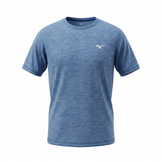 MIZUNO/クールＴシャツ/ブルー・グレー/レギュラーフット/ＸＬ・2ＸＬサイズのみ