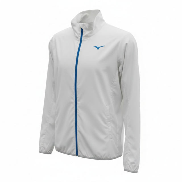 MIZUNO春夏ゴルフブルゾン/ホワイト/撥水・ストレッチポリエステル/Ｌサイズのみ